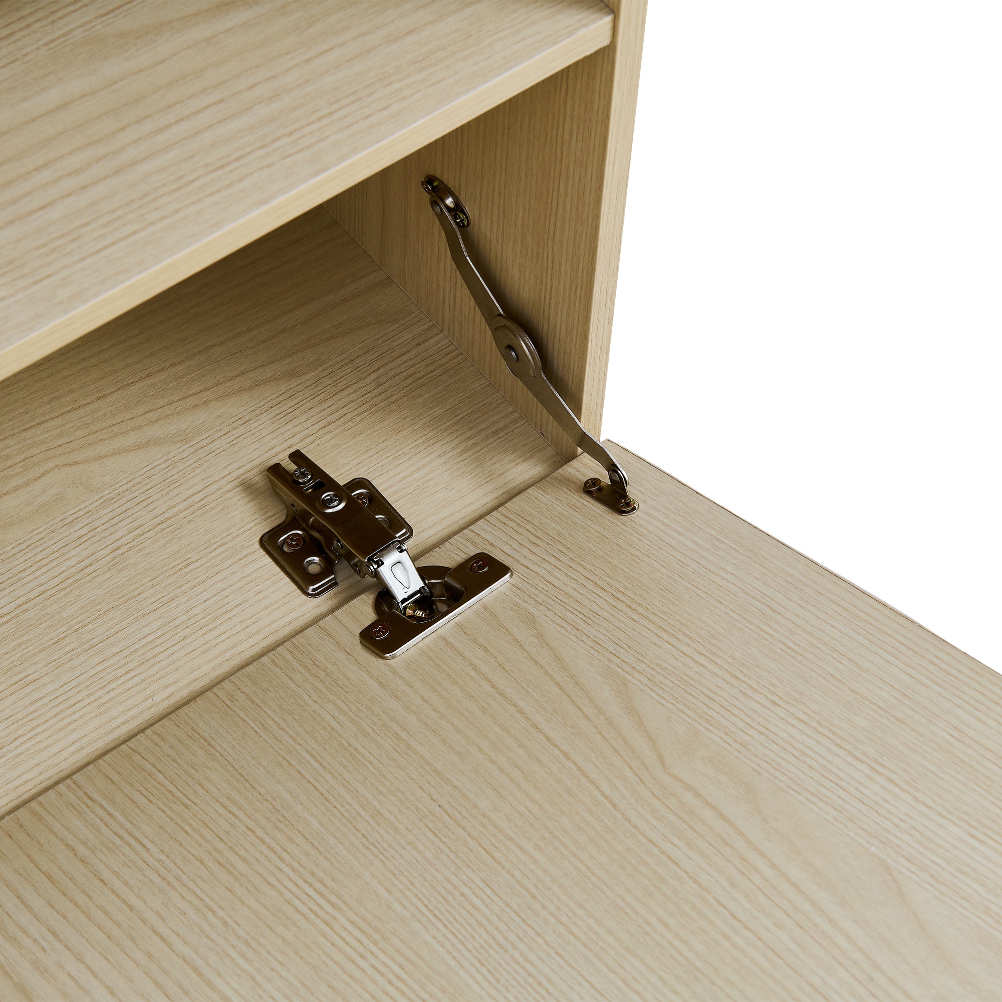 PINGGO Extendable Wardrobe Set with Mirror & Bench | Modern Hallway Furniture