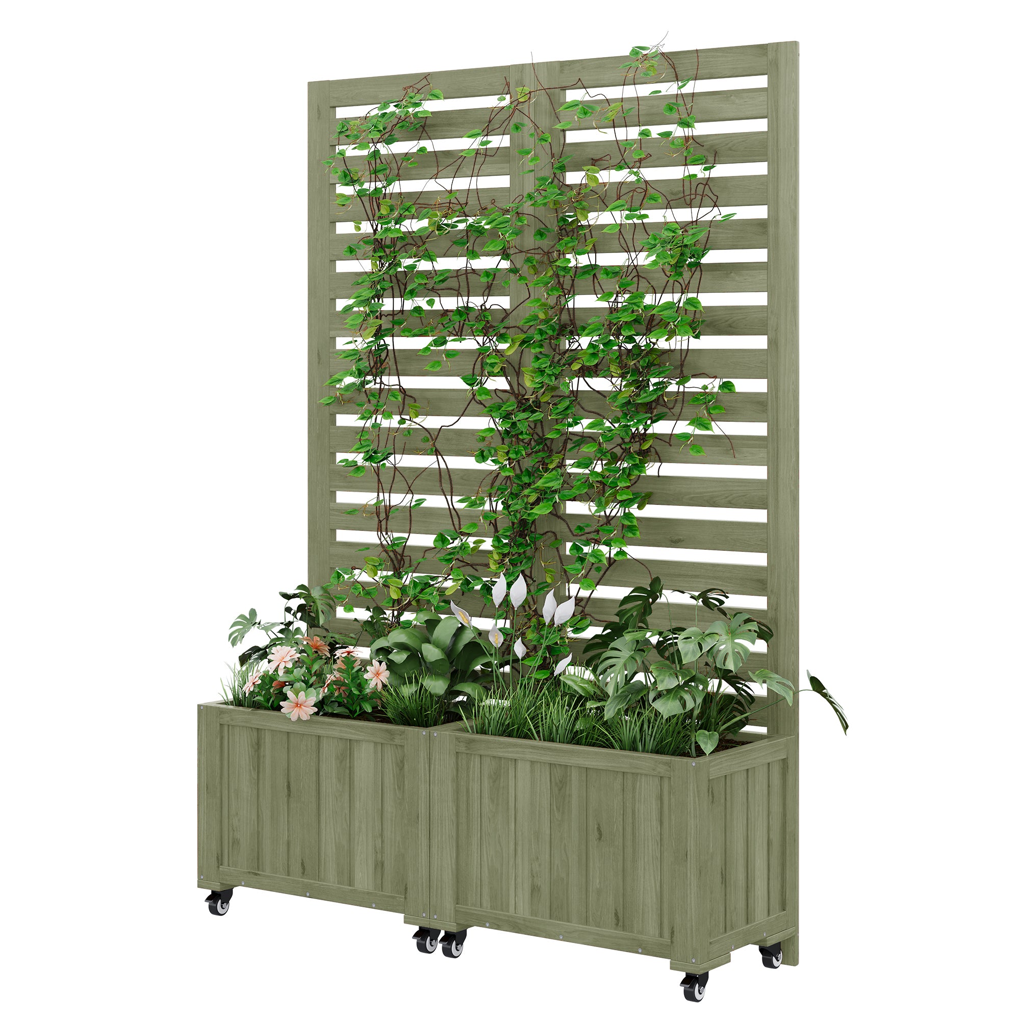 PINGGO Foldable Planting Bucket with Spalier