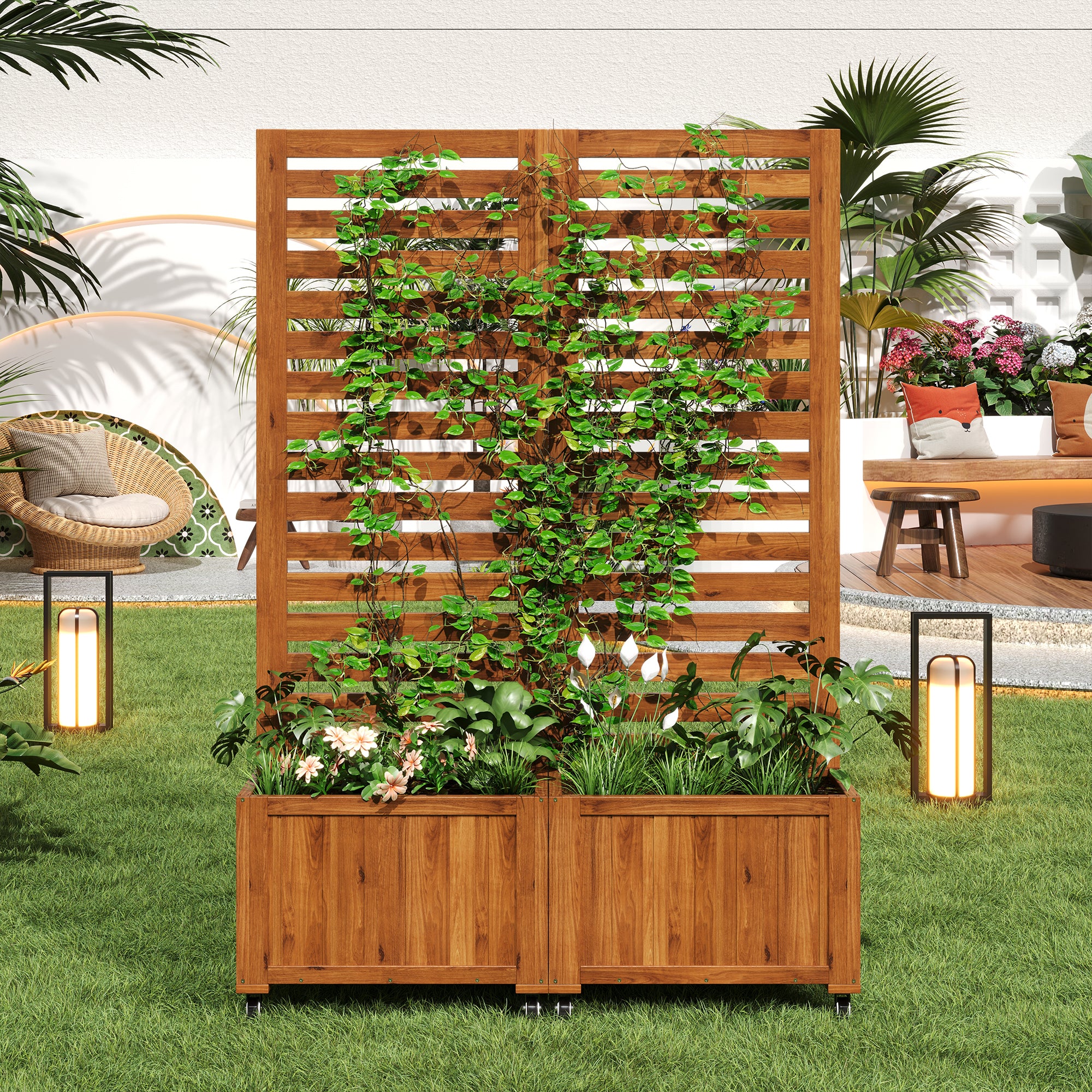 PINGGO Foldable Planting Bucket with Spalier