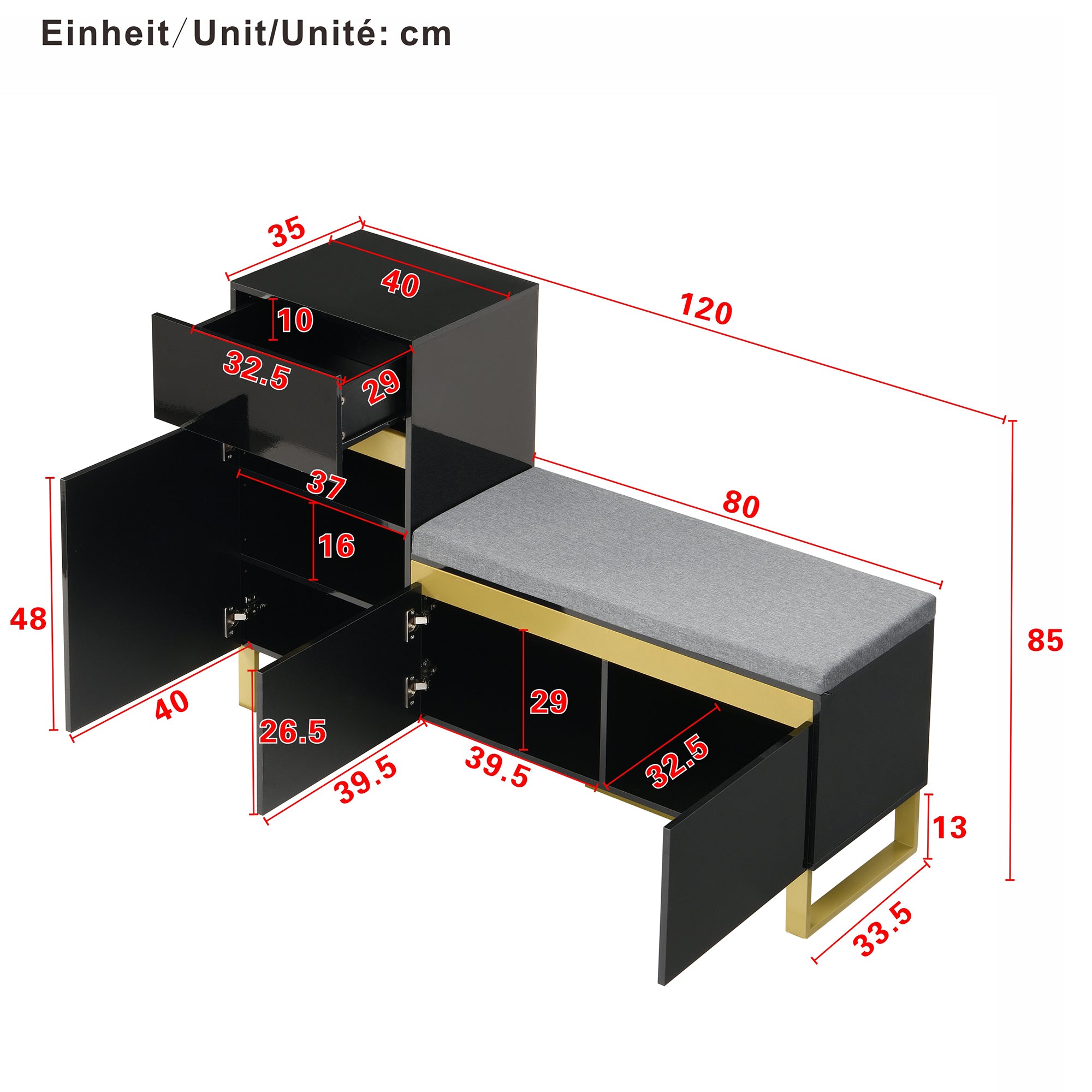 PINGGO Large Capacity Shoe Cabinet Modern Minimalist Multi-Layer Entrance Locker