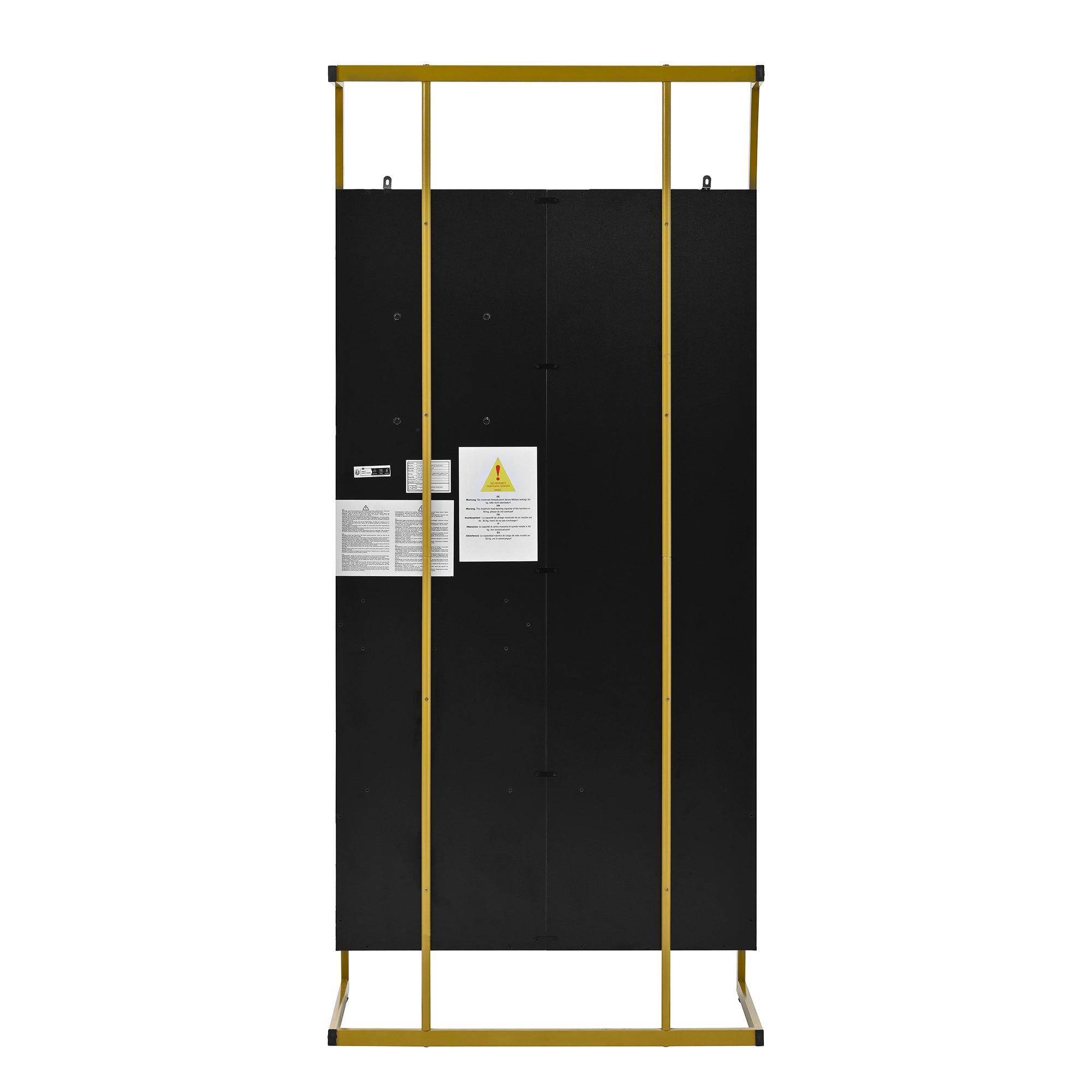 PINGGO Modern Minimalist Compact Wardrobe Open Multifunctional Storage Cabinet