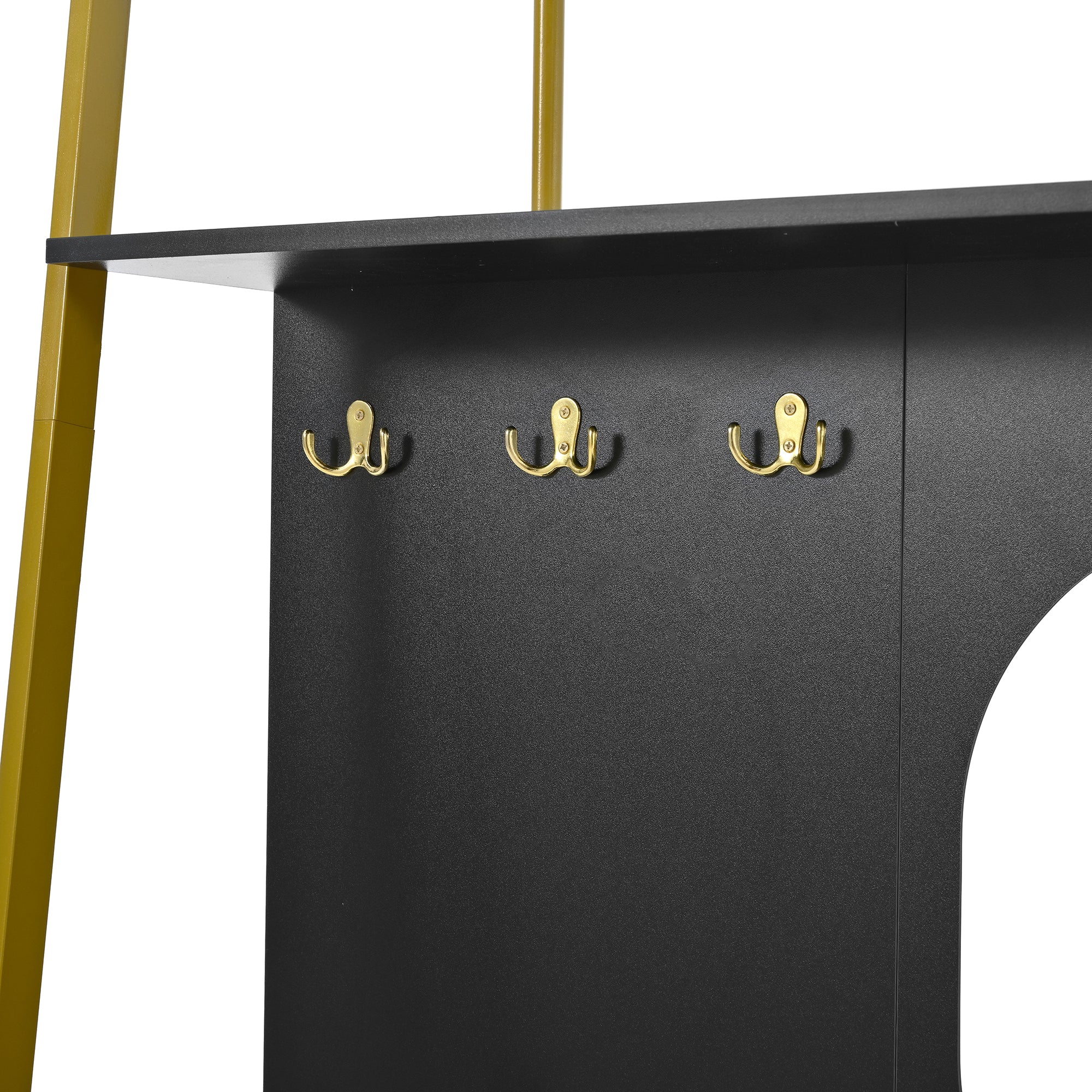 PINGGO Modern Minimalist Compact Wardrobe Open Multifunctional Storage Cabinet