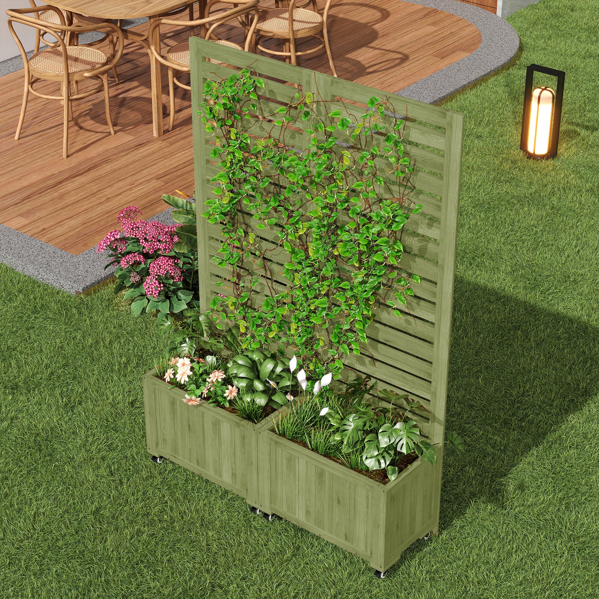 PINGGO Foldable Planting Bucket with Spalier