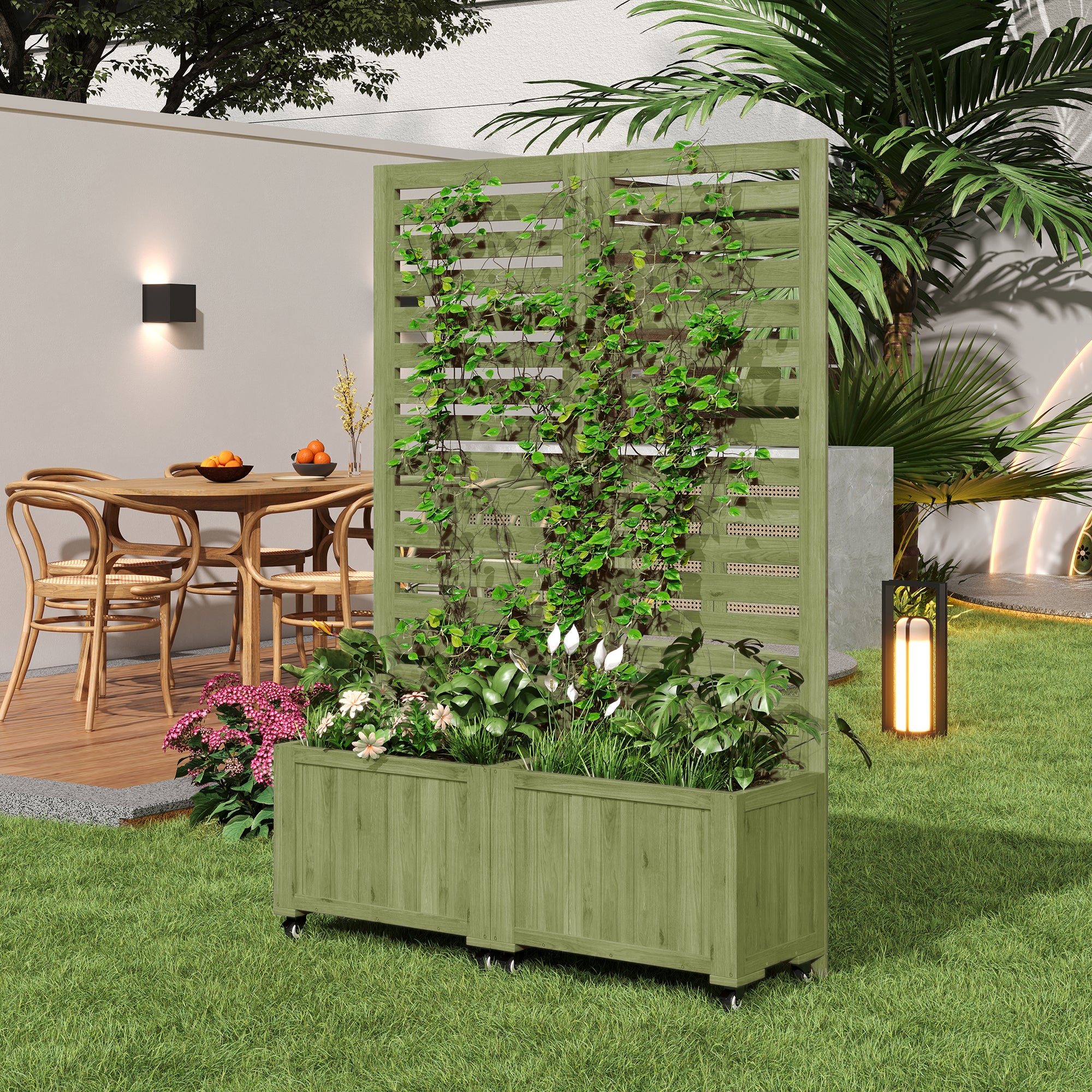 PINGGO Foldable Planting Bucket with Spalier