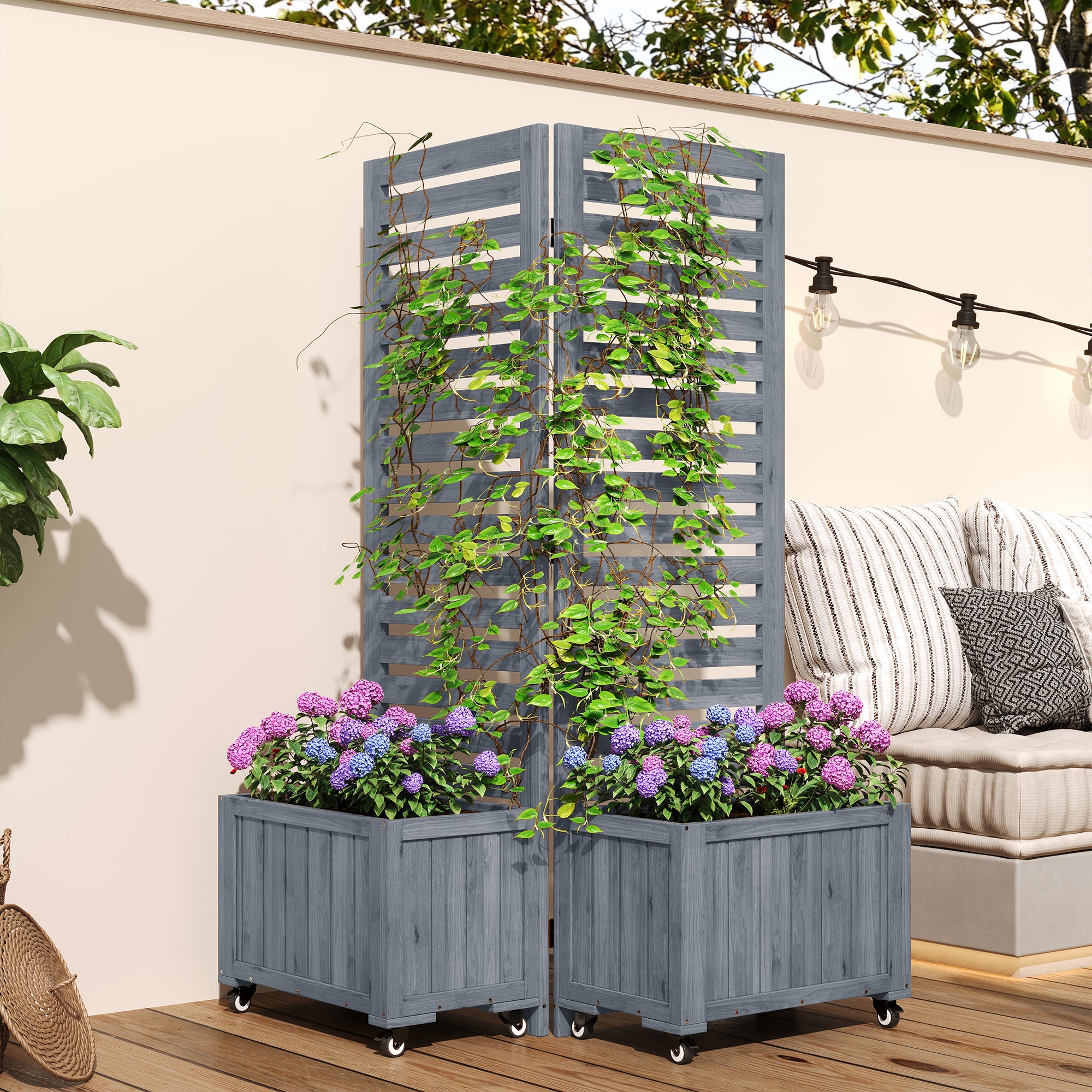 PINGGO Foldable Planting Bucket with Spalier