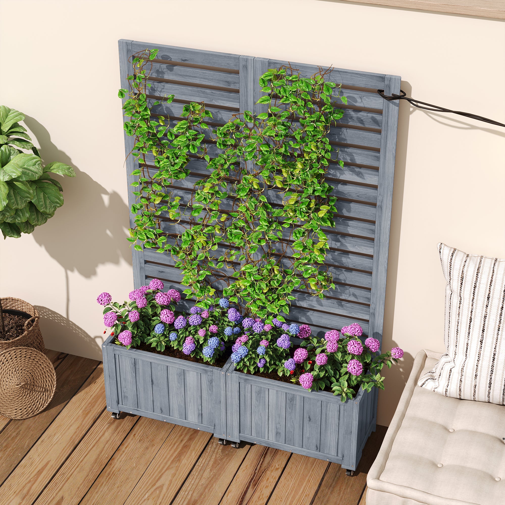 PINGGO Foldable Planting Bucket with Spalier
