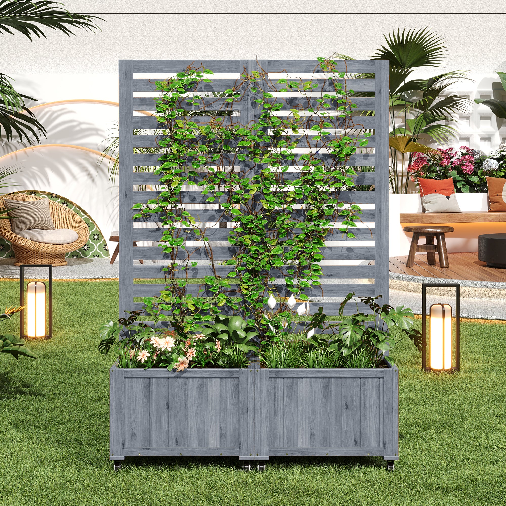 PINGGO Foldable Planting Bucket with Spalier